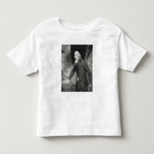 Camiseta De Bebé Retrato del gris de Charles, gris del conde
