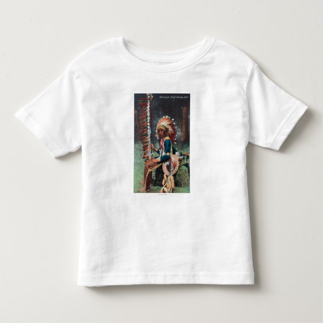 Camiseta De Bebé Retrato del jefe de Ehankekle (Anverso)