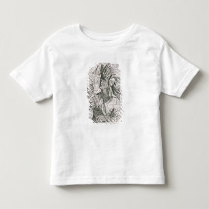 Camiseta De Bebé Retrato del jefe pasado del inca, Atahualpa