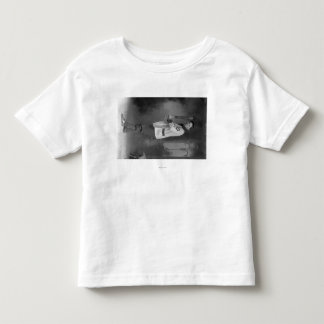 Camiseta De Bebé Retrato del jugador de béisbol que sostiene el