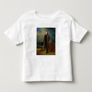 Camiseta De Bebé Retrato del La general Fayette en vestido civil,