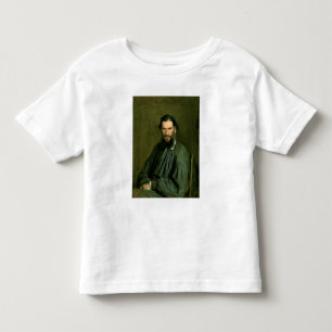 Camiseta De Bebé Retrato del lev Nikolaevich Tolstoy 1873 de la