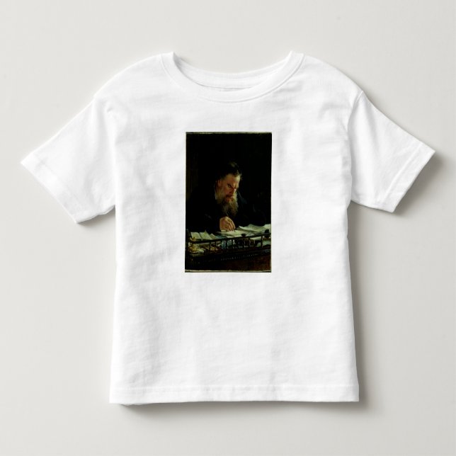 Camiseta De Bebé Retrato del lev Tolstoy (Anverso)