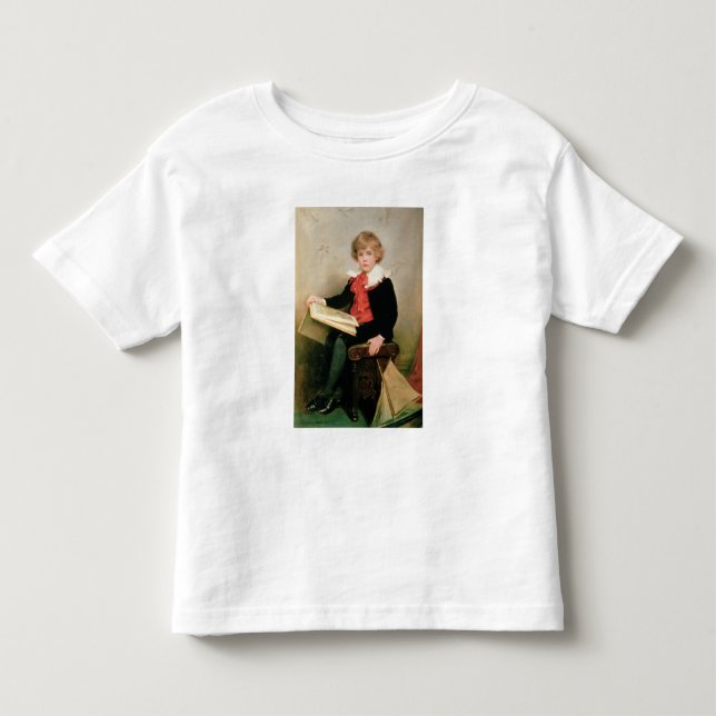 Camiseta De Bebé Retrato del normando Stewart Davies (Anverso)