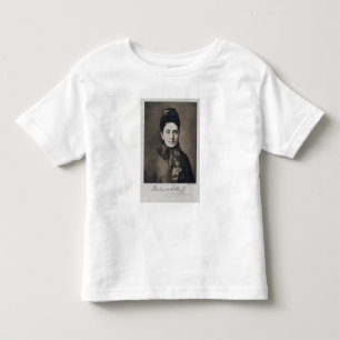 Camiseta De Bebé Retrato del obispo del pájaro de Isabel