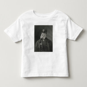 Camiseta De Bebé Retrato del rey de Guillermo I de Prusia