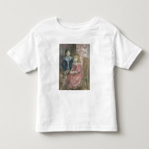 Camiseta De Bebé Retrato doble de Charley y de Jeannie Thomas, ji