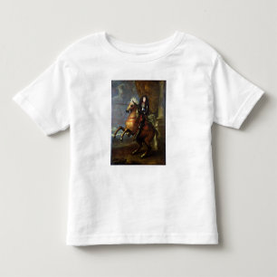 Camiseta De Bebé Retrato ecuestre de Louis XIV c.1668