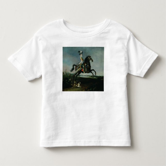 Camiseta De Bebé Retrato ecuestre de Marie-Antonieta (Anverso)