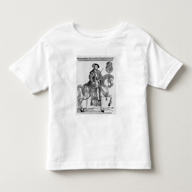Camiseta De Bebé Retrato ecuestre de Philip II de España (Anverso)