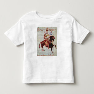 Camiseta De Bebé Retrato ecuestre del rey de Pepin de Italia