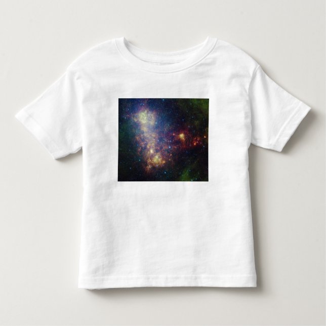 Camiseta De Bebé Retrato infrarrojo que revela las estrellas y el p (Anverso)