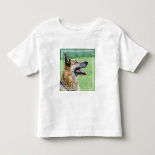 Camiseta De Bebé Retrato lateral del Pastor Alemán