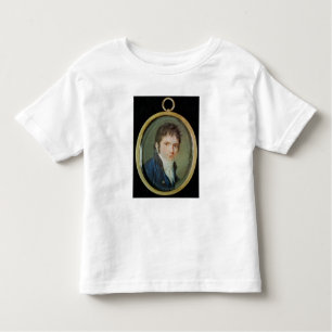 Camiseta De Bebé Retrato miniatura de Ludwig van Beethoven, 1802