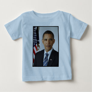 Camiseta De Bebé Retrato presidencial de Barack Obama