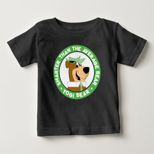 Camiseta De Bebé Retrato sonriente de Yogi Bear (Anverso)