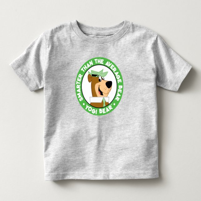 Camiseta De Bebé Retrato sonriente del oso de Yogi (Anverso)