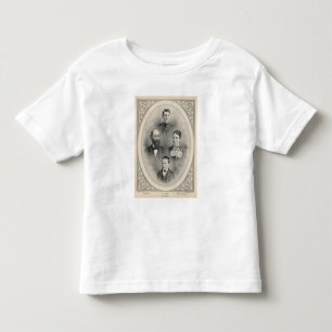 Camiseta De Bebé Retratos de la familia de los chiles