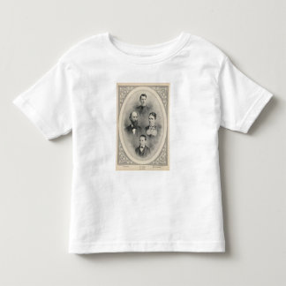 Camiseta De Bebé Retratos de la familia de los chiles