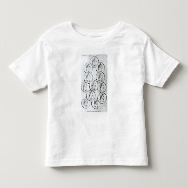 Camiseta De Bebé Retratos de los emperadores romanos (Anverso)