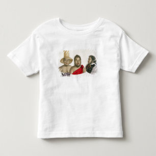 Camiseta De Bebé Retratos de los jefes de las islas de bocadillo,