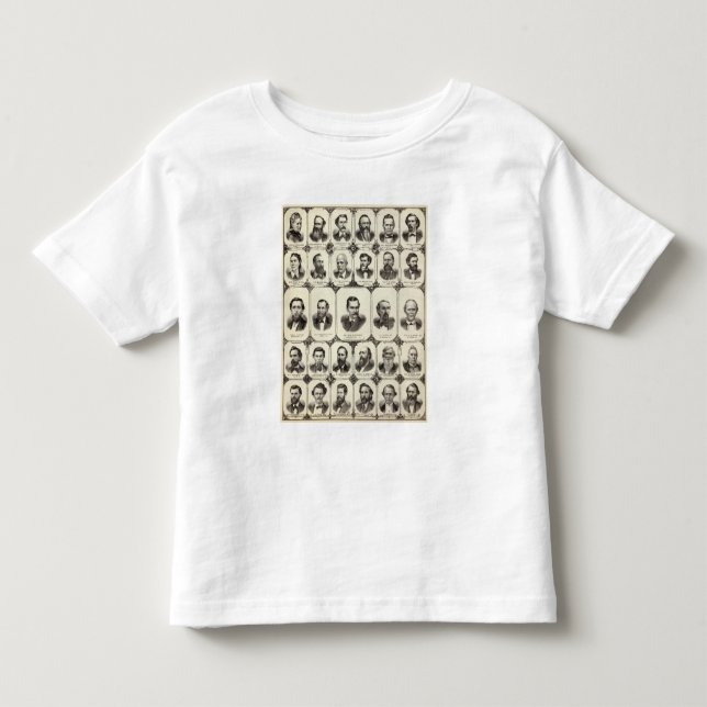 Camiseta De Bebé Retratos de señora DLR Wardner (Anverso)