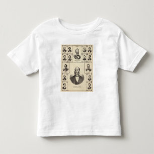 Camiseta De Bebé Retratos del cazador de Roberto, nube de Aaron G