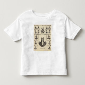 Camiseta De Bebé Retratos del cazador de Roberto, nube de Aaron G