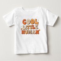 Retro años 70 "Cool Little Human" Cara sonriente G