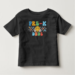Camiseta De Bebé Retro Boys Pre-K Dude T-Shirt
