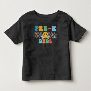 Camiseta De Bebé Retro Boys Pre-K Dude T-Shirt
