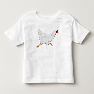 CAMISETA DE BEBÉ RETRO CHICKEN Y HUEVO TODDLER PESONALIZADO T-SHIRT