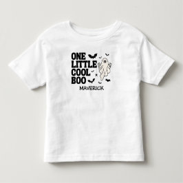 Camiseta De Bebé Retro Ghost One Halloween Niño Cumpleaños 1