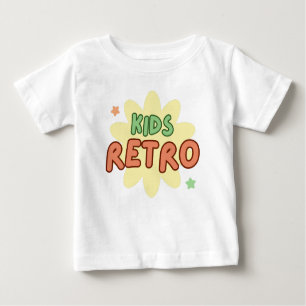 Camiseta De Bebé Retro infantil