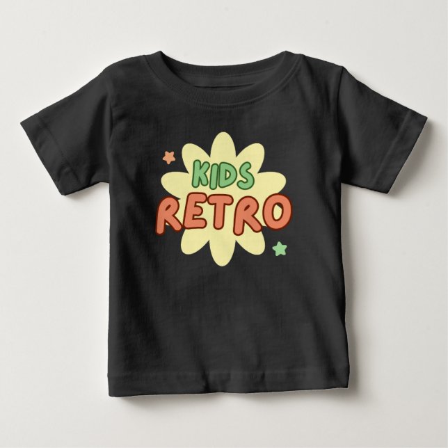 Camiseta De Bebé Retro infantil (Anverso)