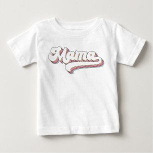 Camiseta De Bebé Retro Mamá