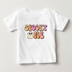 Camiseta De Bebé Retro Spooky One Birday