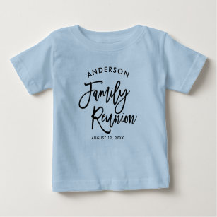 Camiseta De Bebé Reunión de familia moderna del texto