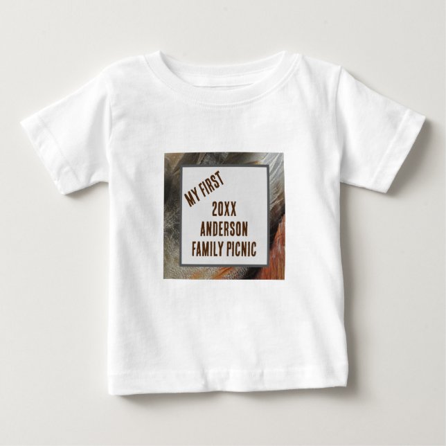 Camiseta De Bebé Reunión de la primera familia de la naturaleza del (Anverso)
