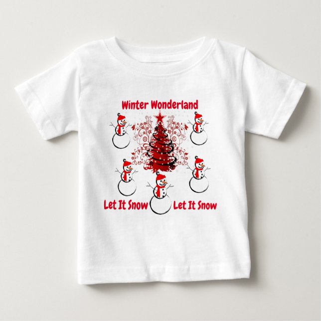 CAMISETA DE BEBÉ REUNIÓN DE NAVIDADES SUZANNE ELIZABETH (Anverso)