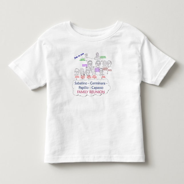 Camiseta De Bebé Reunión de Sabatino (Anverso)
