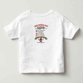 Camiseta De Bebé Reunión del Festival de Pimienta 2001 Niño/Bebé