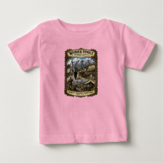 Camiseta De Bebé Reunión Familiar de los Webber Niños