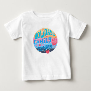 Camiseta De Bebé Reunión Familiar de Vacaciones Barbacoa de Verano