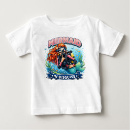 Camiseta De Bebé Revela tu sirena interior del mar.