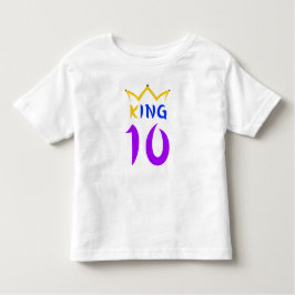 Camiseta De Bebé Rey 10
