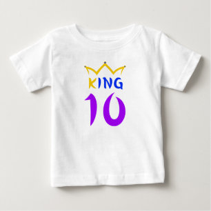 Camiseta De Bebé Rey 10