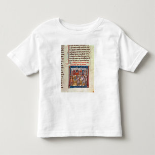 Camiseta De Bebé Rey Arturo y Guinevere que miran a