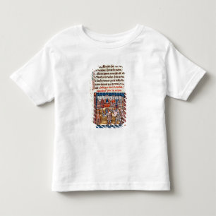 Camiseta De Bebé Rey Arturo y Guinevere que miran a