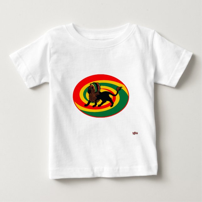 Camiseta De Bebé Rey Custom de Jah (Anverso)